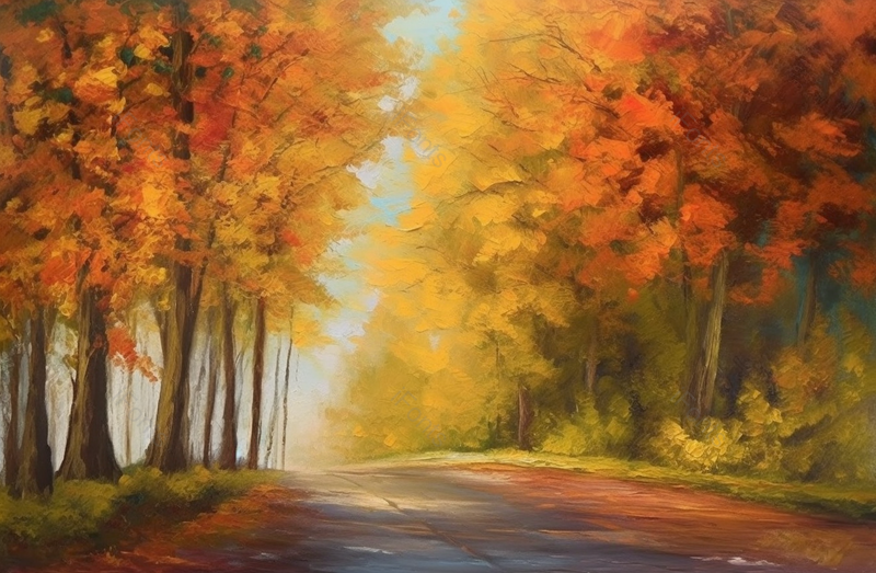 山林公园内的道路风景,插画/手绘图,插画/手绘图库,插画/手绘图下载,插画/手绘